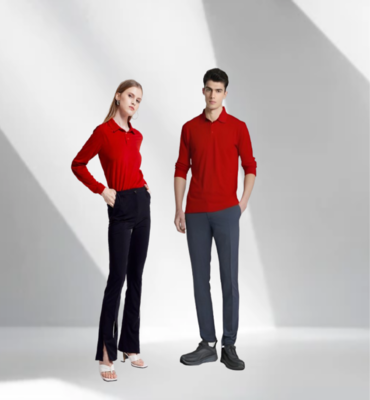 Pique Polo Long Sleeve T-Shirts